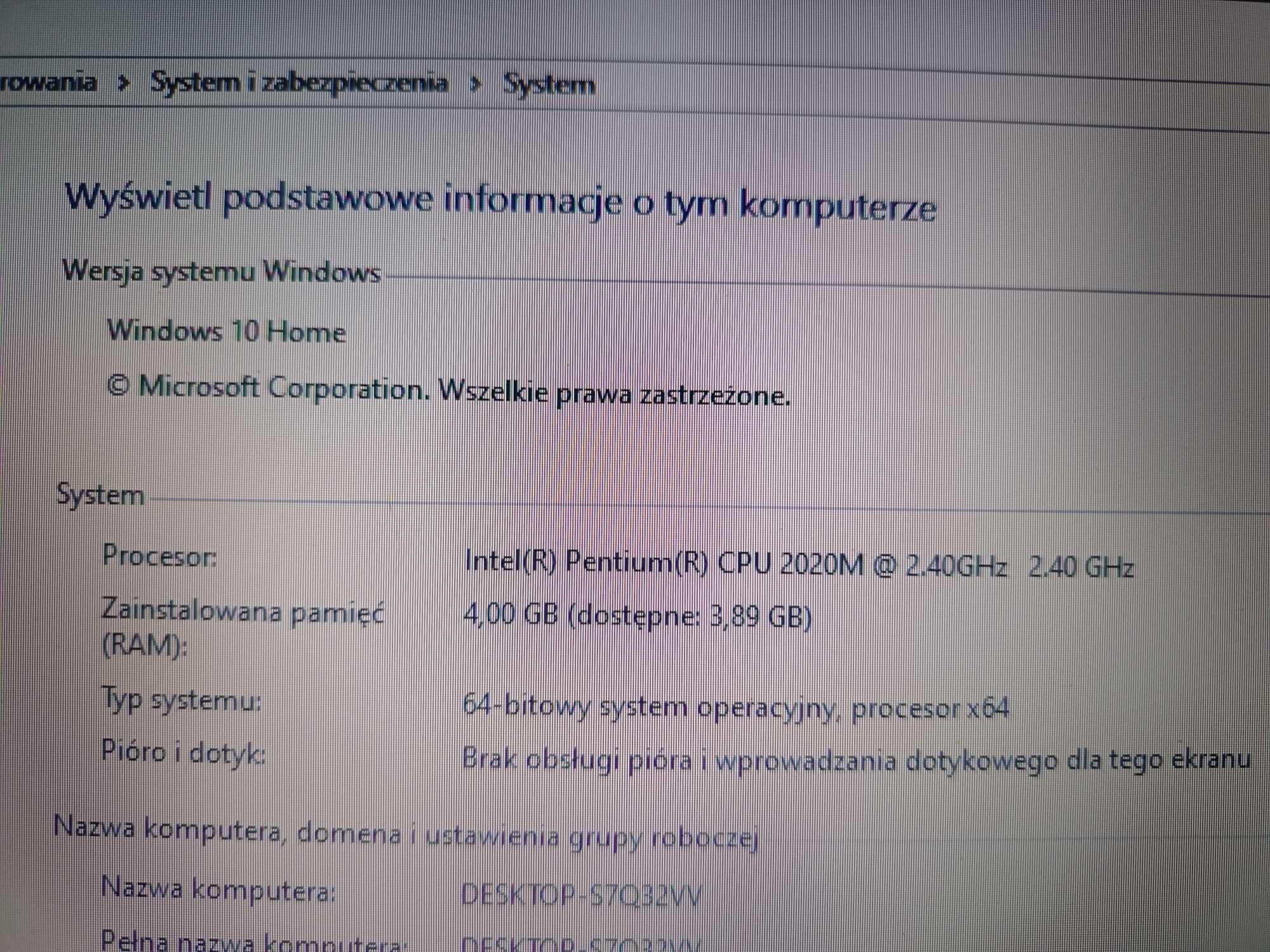 Sprzedam Laptop HP 2000 15,6 cala