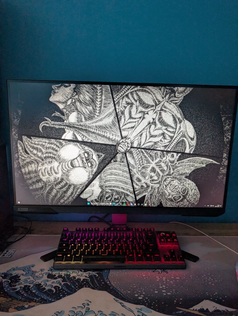 Komputer gamingowy RTX 3060 Ti + i7-11700K + SSD 3,5TB + Monitor 2K