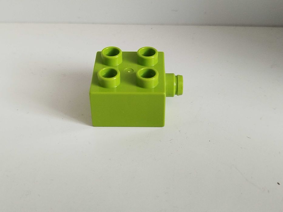 Klocki Lego Duplo 22881 - uchwyt, zielony, limonkowy