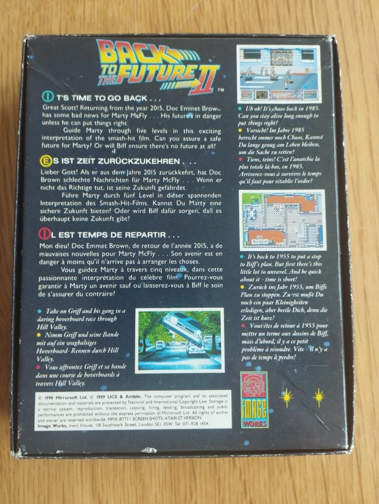 Gra Back to the Future II Amiga kompletna testowana!