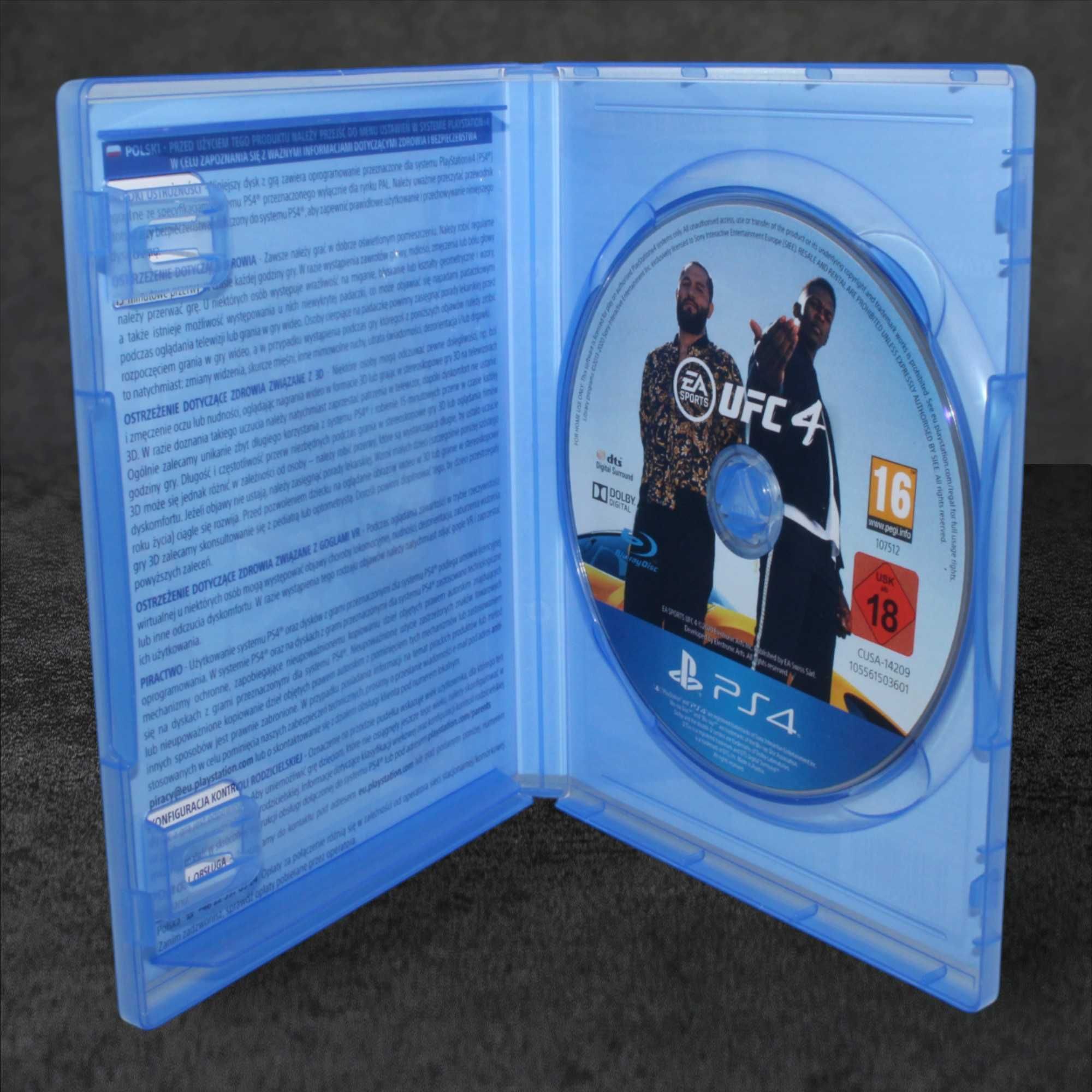 PL 5/5 UFC 4 ps4 GameBAZA