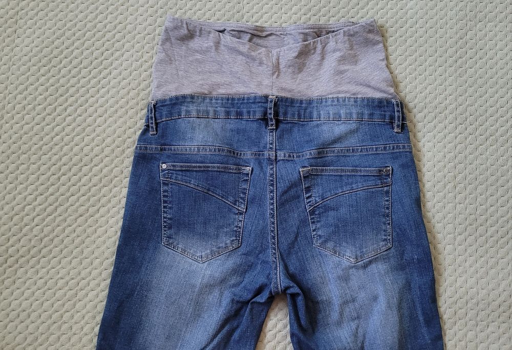 Spodnie jeansy ciążowe skinny r 38