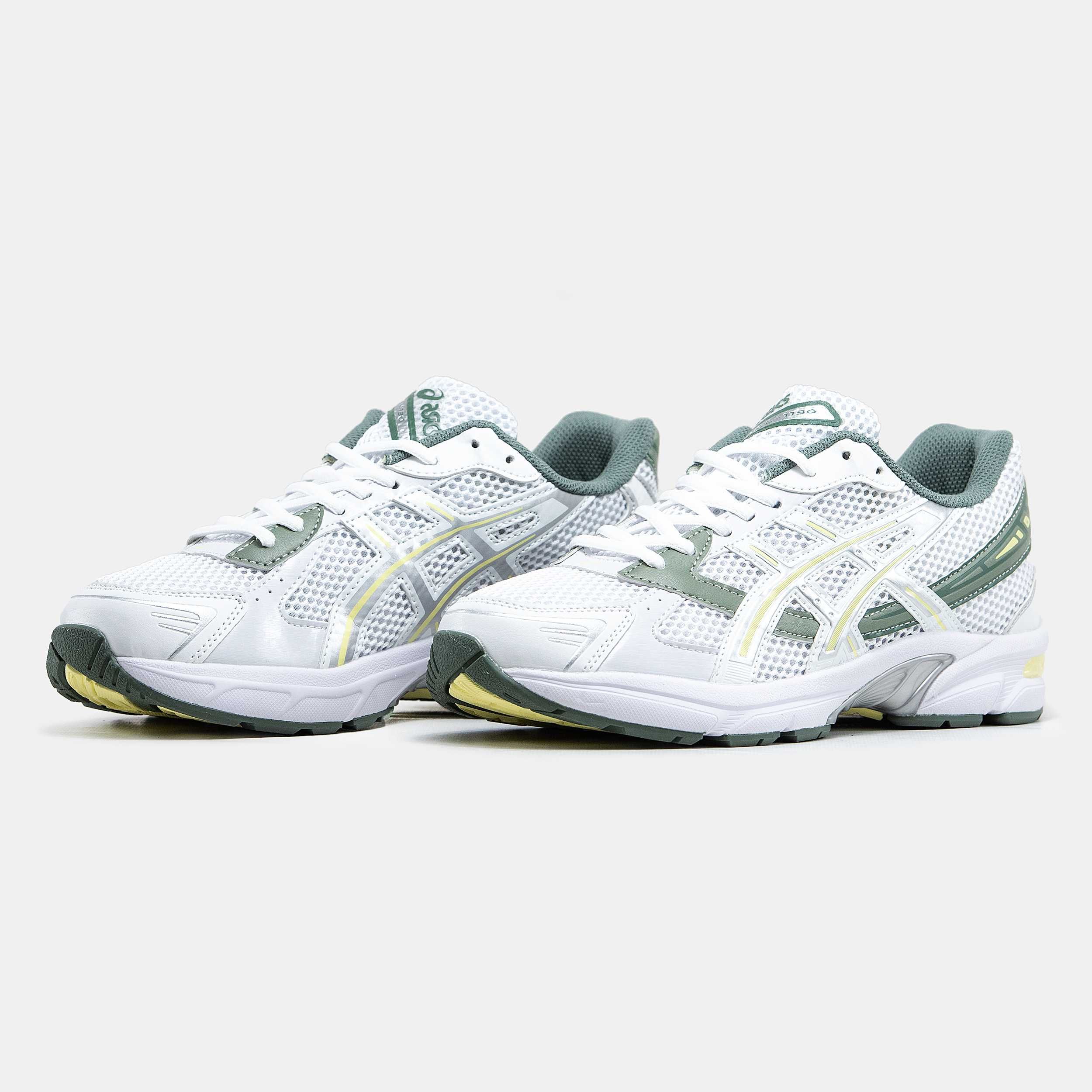 Asics Gel-1130 White Light Green кроссовки мужские (асикс) asics