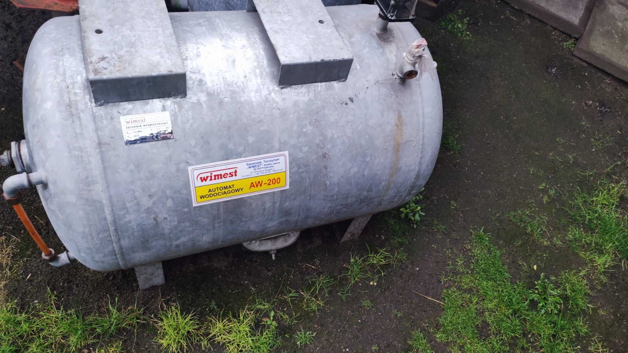 Zbiornik hydroforowy 200 l, hydrofor 200l
