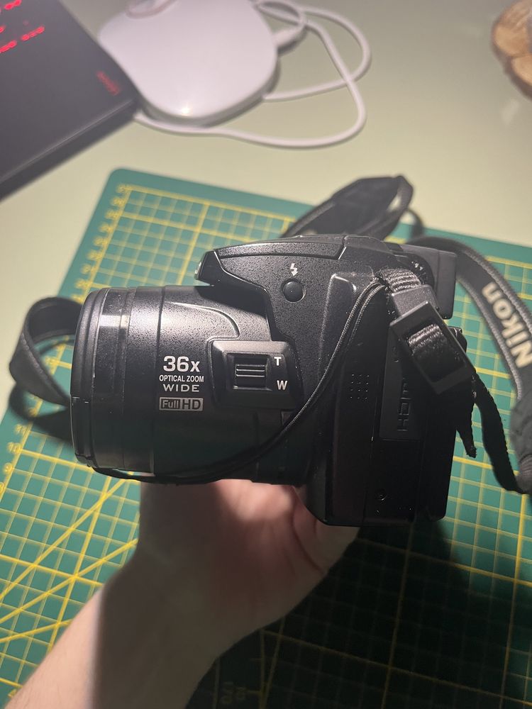 Nikon Coolpix P500 czarny + Zestaw