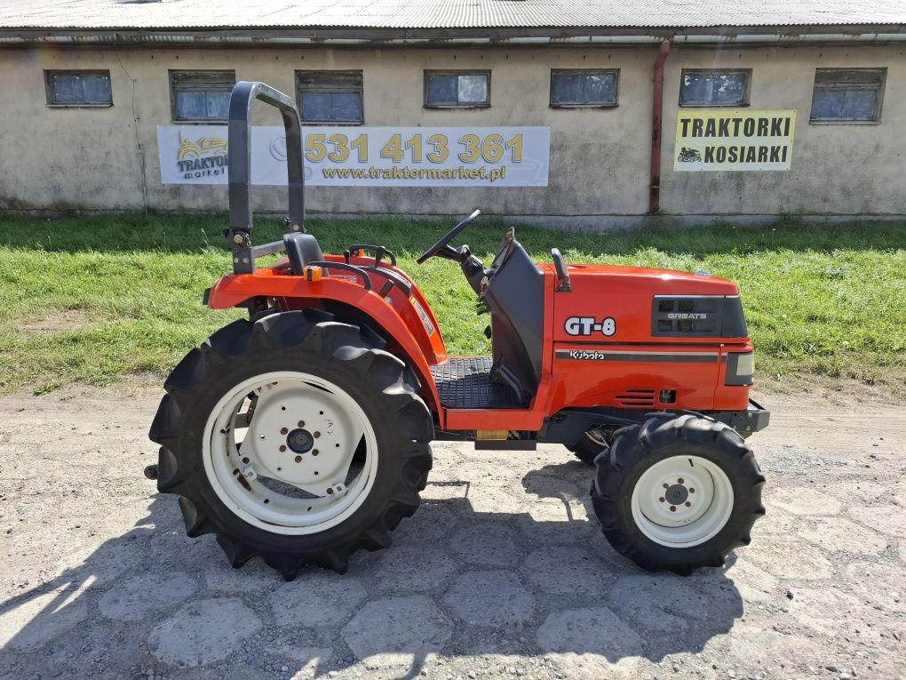 Traktorek japoński 4x4 Kubota GT 8  26 km Wspomaganie śliczny