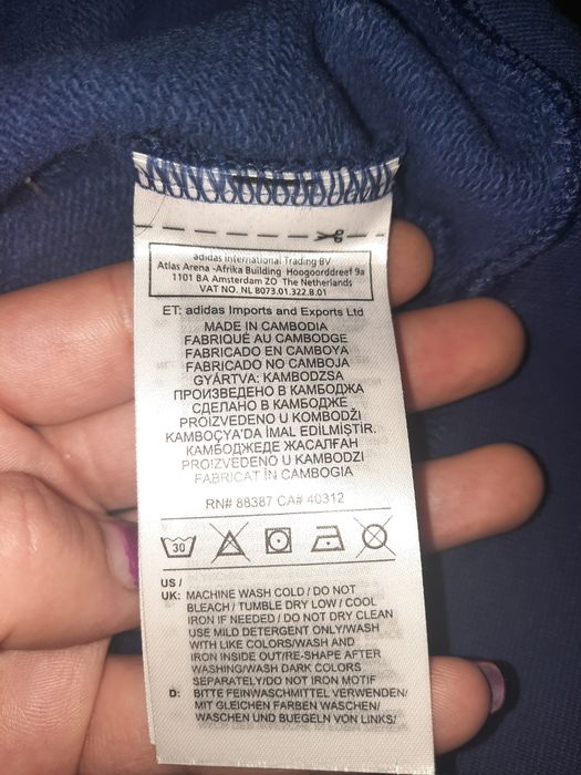 Фирменная толстовка Adidas Оригинал