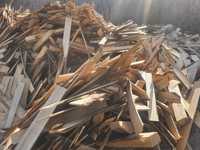 drewno rozpałkowe opałowe dąb zrzynki zrzyny