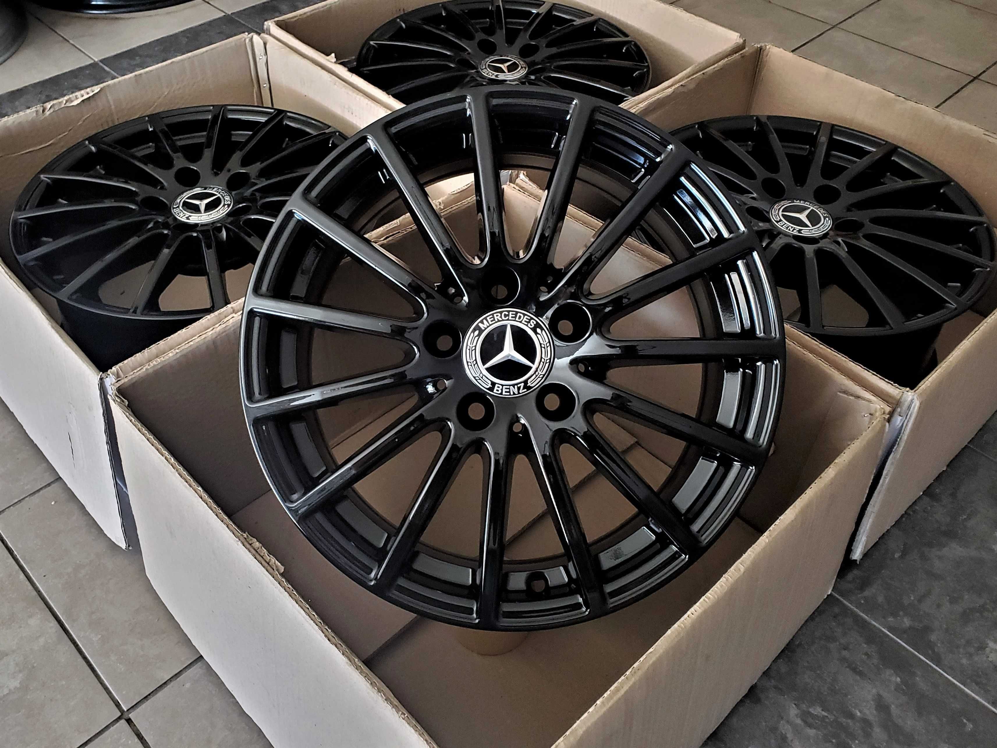 Alufelgi 16 5x112 Czarne Mercedes A B C E CLA V Vito Viano W203 300#