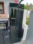 Lodówko zamrażarka Gorenje 200cm NoFrost czarne szkło [gwar/dowóz]