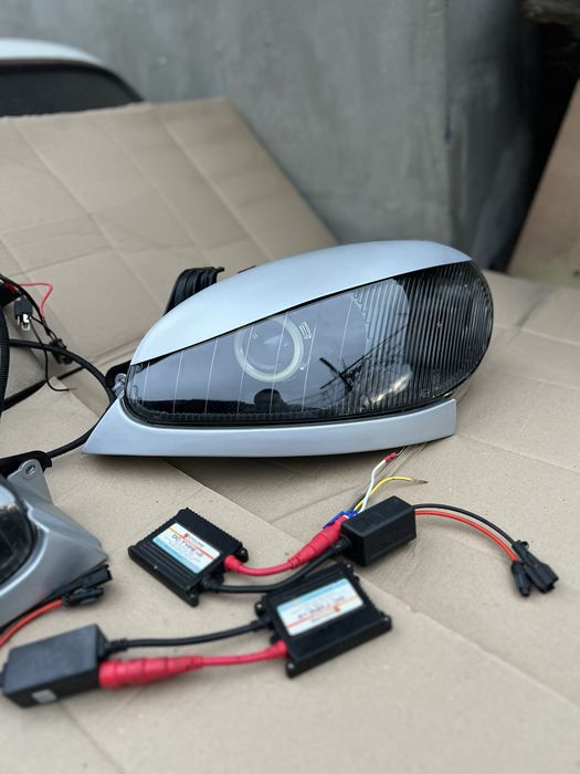 Фары Lanos - Sens - Би Линзы / ресницы / ксенон Н1 / блоки