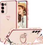 Etui plecki ze smyczką do Samsung Galaxy S20 FE 4G / S20 FE 5G różowy
