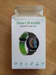Smart Bracelet, czarno-czerowny pasek