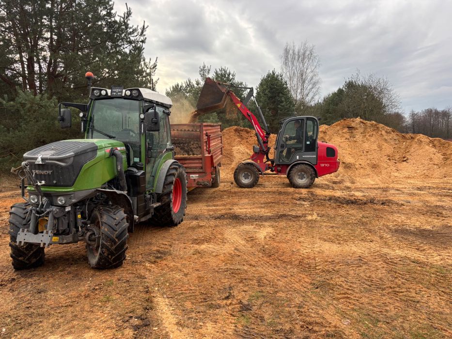 Podłoże do Borówki Zrebka kora Trocina torf igliwie transport Borowka