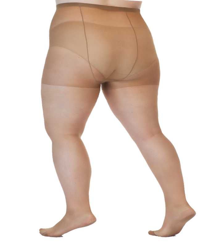 Rajstopy Lida Plus Size , 20den , Średni beż, 2XXL , biodra do 170cm