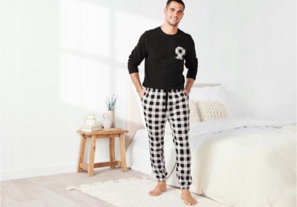 Флісові та котонові чоловічі піжами Livergy розміра від S до 2XL