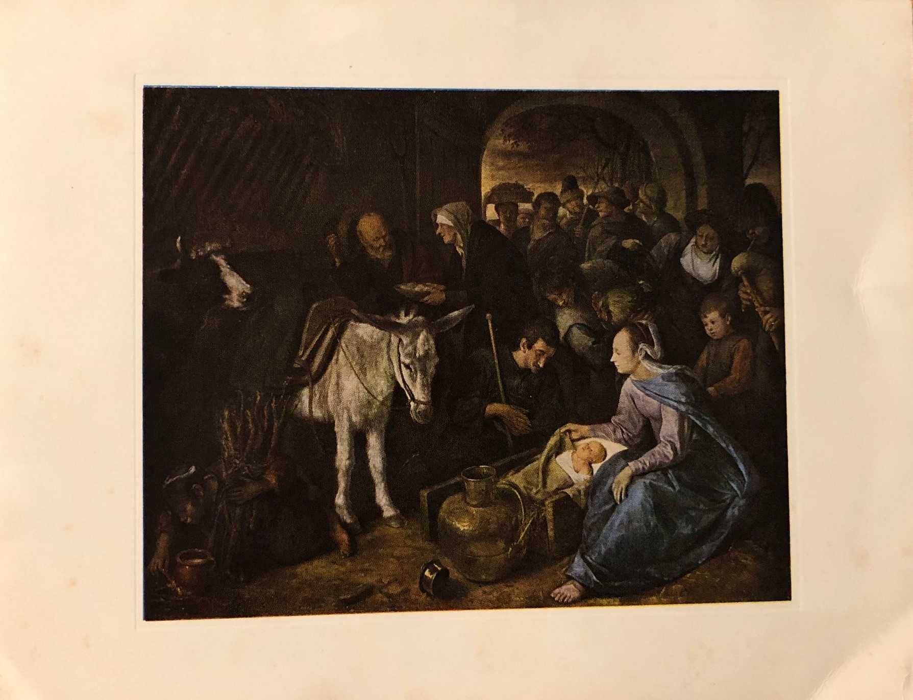 Gravura A Adoração dos Pastores Jan Havicksz. Steen