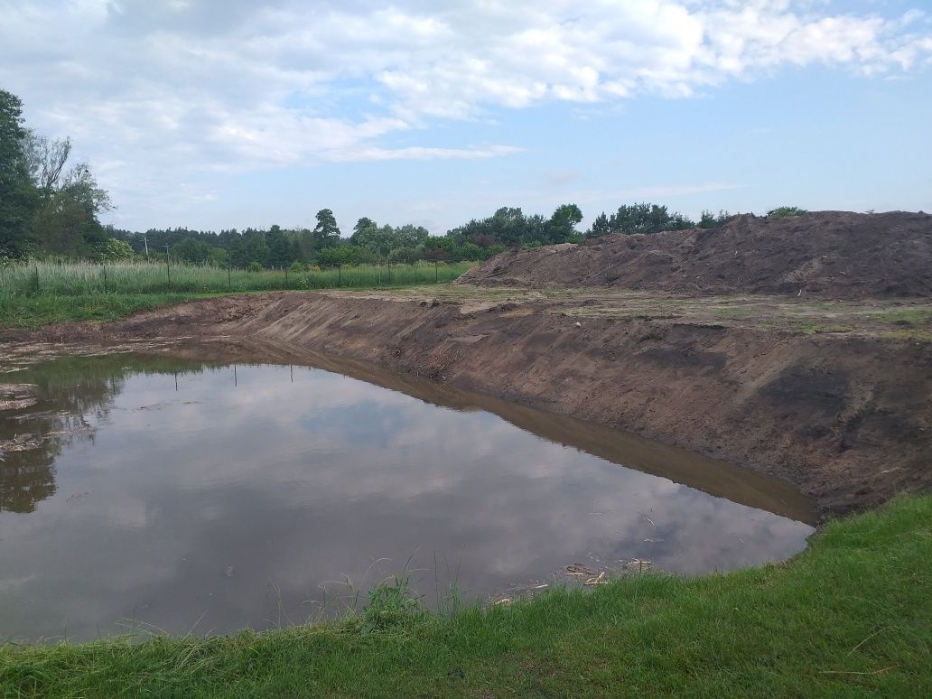 kopanie stawów odmulanie   wykopy budowa plaż portów melioracje