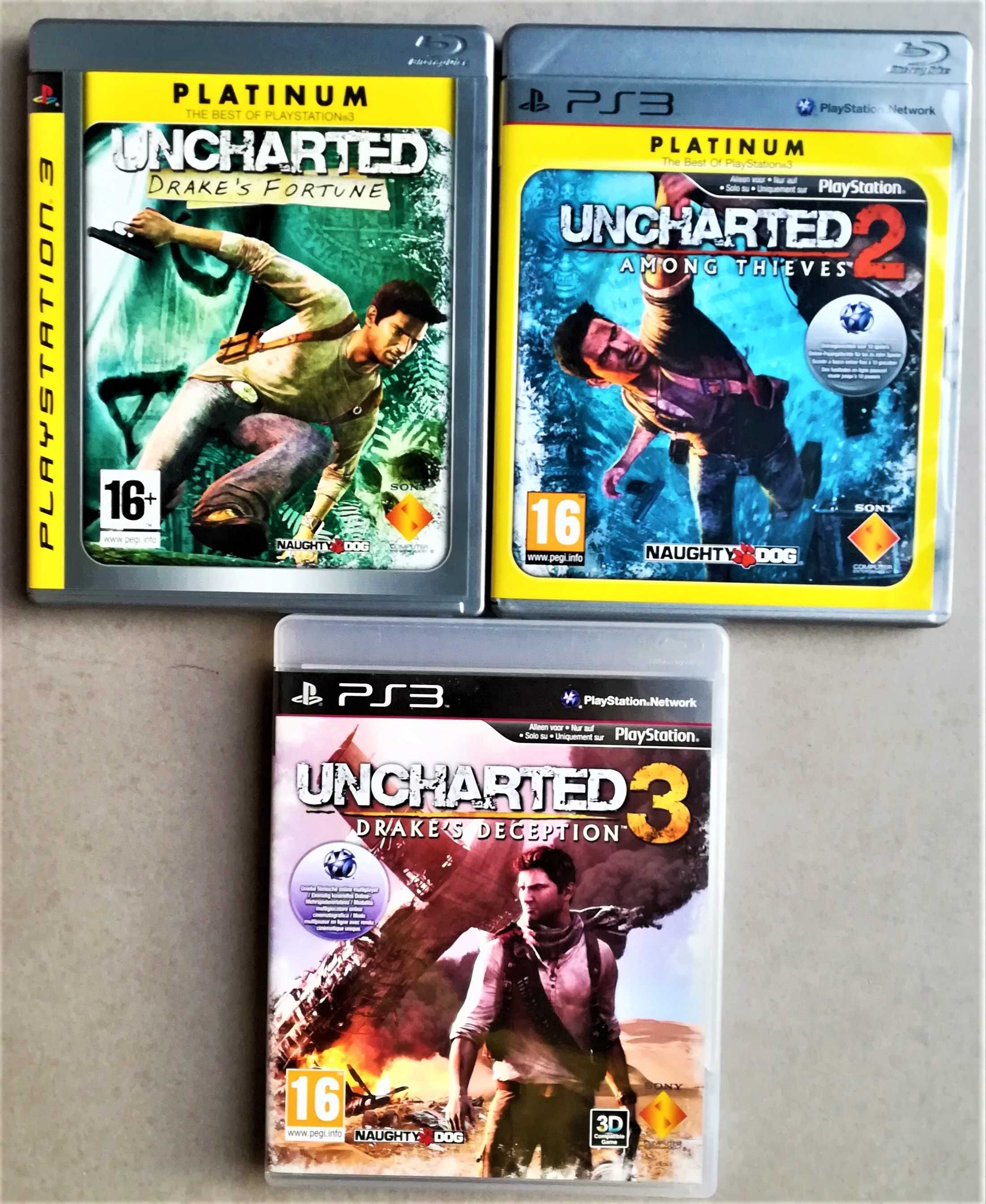 Conjunto Jogos Uncharted Playstation 3 (PS3)