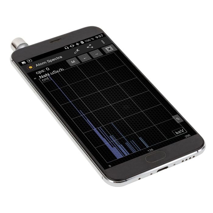 Дозиметр-спектрометр для смартфона (измерение и анализ радиации)