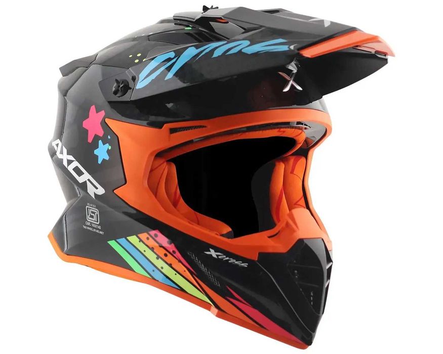 Мотошолом AXOR X-CROSS X2 Ендуро Шлем Шолом Новий М розмір