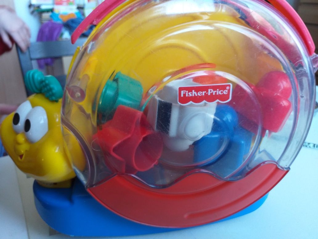 3szt. Ślimak fisher price, gosiennica vtech, pirat smyk