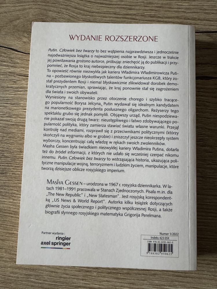 Pilutin Człowiek bez twarzy Masha Gessen