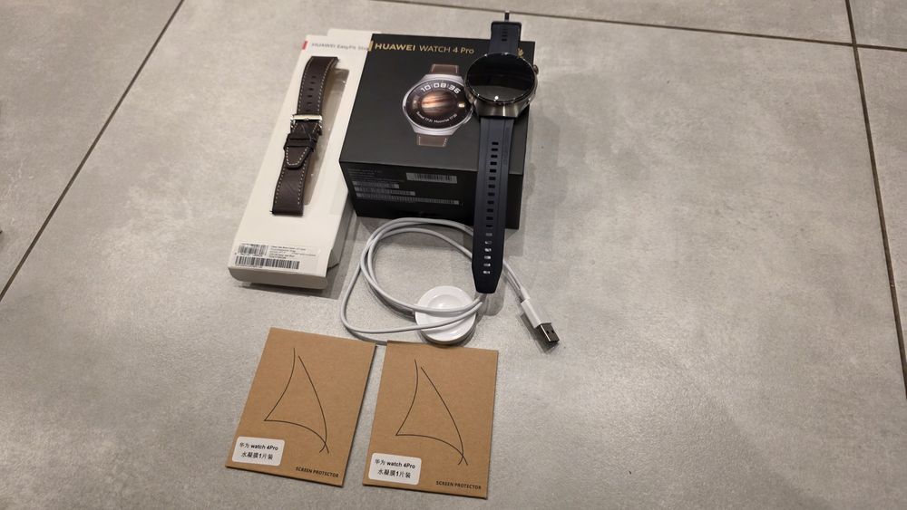 Huawei watch 4 Pro Classic + 48mm, Stan bardzo dobry, na gwarancji