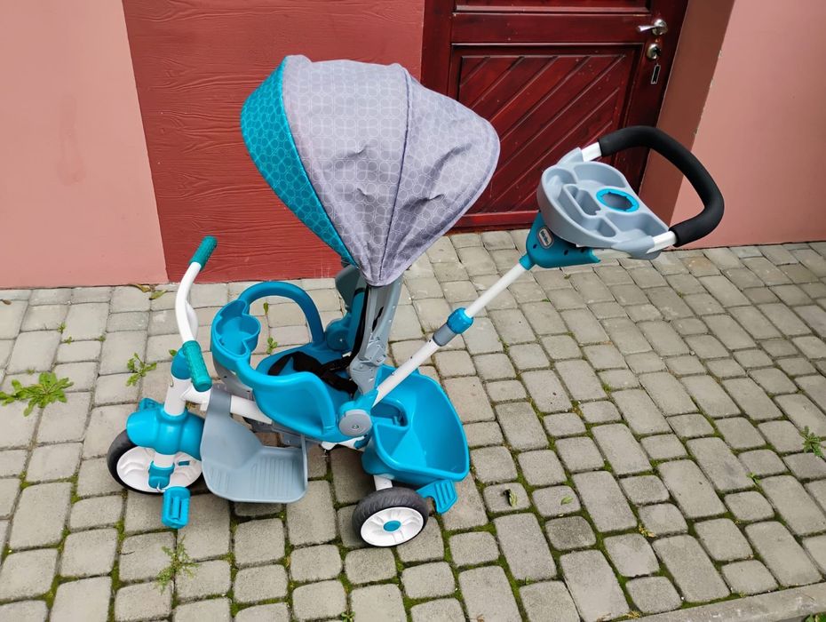 Wieloetapowy rowerek trójkołowy 2 w 1