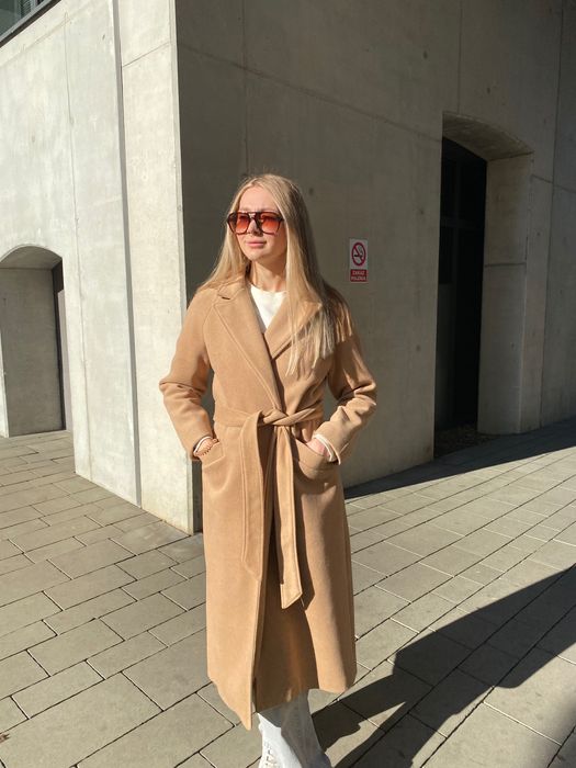 Płaszcz damski 65% wełny