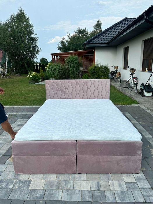 Łóżko kontynentalne 160x200 PARIS z pojemnikiem NOWE  od producenta