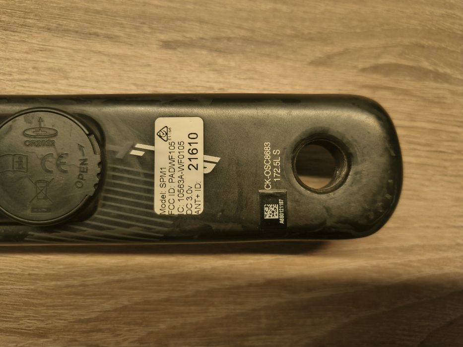 Pomiar mocy Stages karbon 172,5