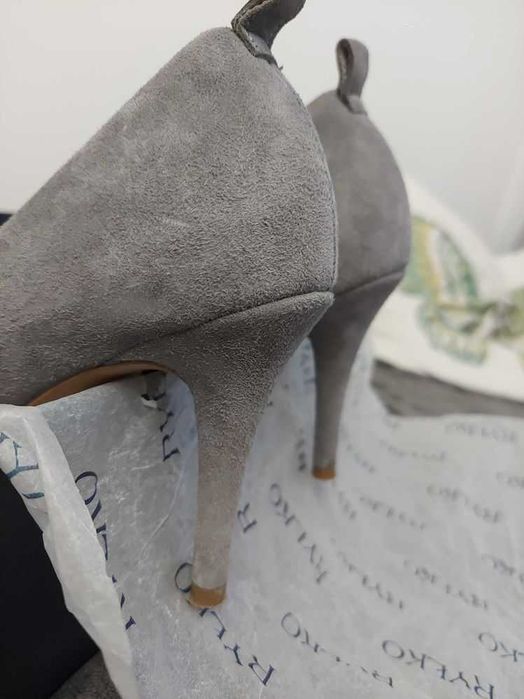 Czółenka Ryłko Szare 38