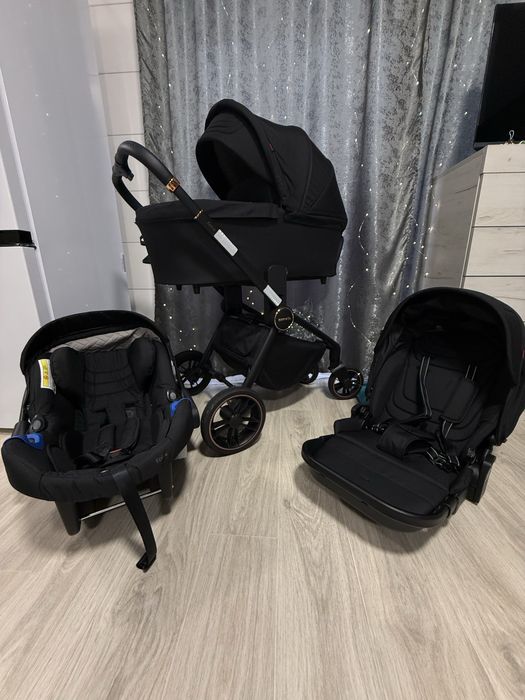 Коляска 3 в 1 Carrello Epica CRL-8511/1 Space Black/Чорний