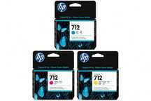 HP Tusz nr 712 zestaw CMY 3ED67A 3ED68A 3ED69A 3x29ml Faktura VAT 23%