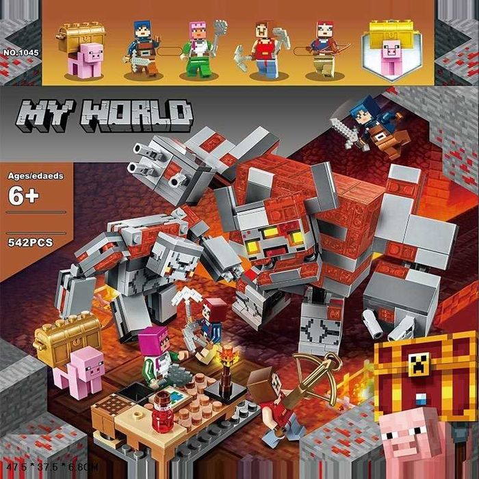 Конструктор Minecraft 466 дет. Майнкрафт