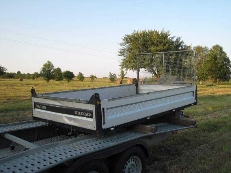 Wywrotka  Kiper Tył Komplet Oryginał 288cm x153cm Piaggio Bremach Aebi