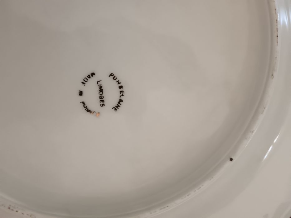 Pratos vista Alegre Palácio da Ajuda e Limoges