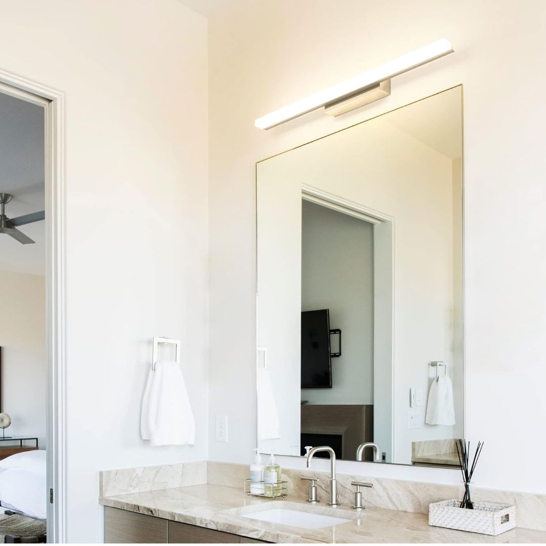 Klighten Łazienkowa lampa LED 14 W 60 cm, srebrna