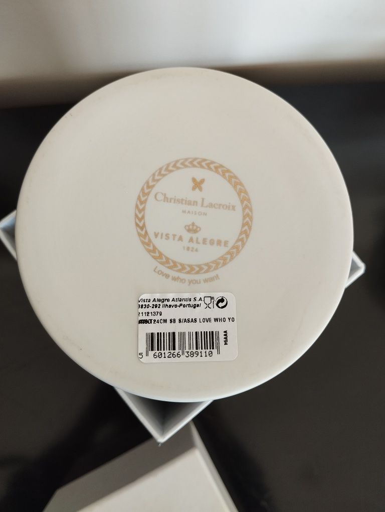 Vaso Vista Alegre x Christian Lacroix Maison Porcelana Edição Limitada