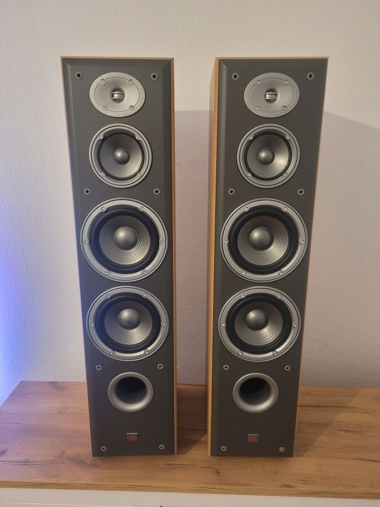 JBL E80 Głośniki, kolumny stereo + głośnik centralny