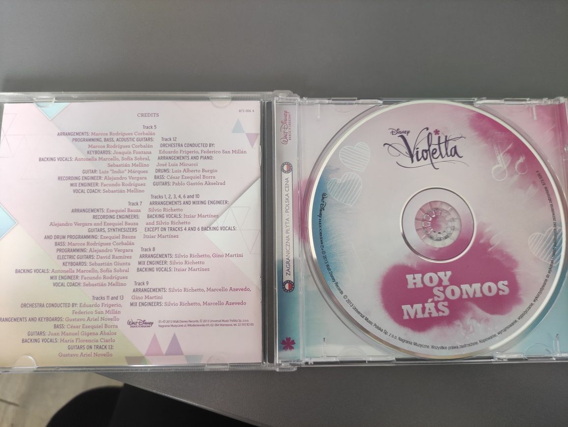 Płyta CD Violetta z piosenkami