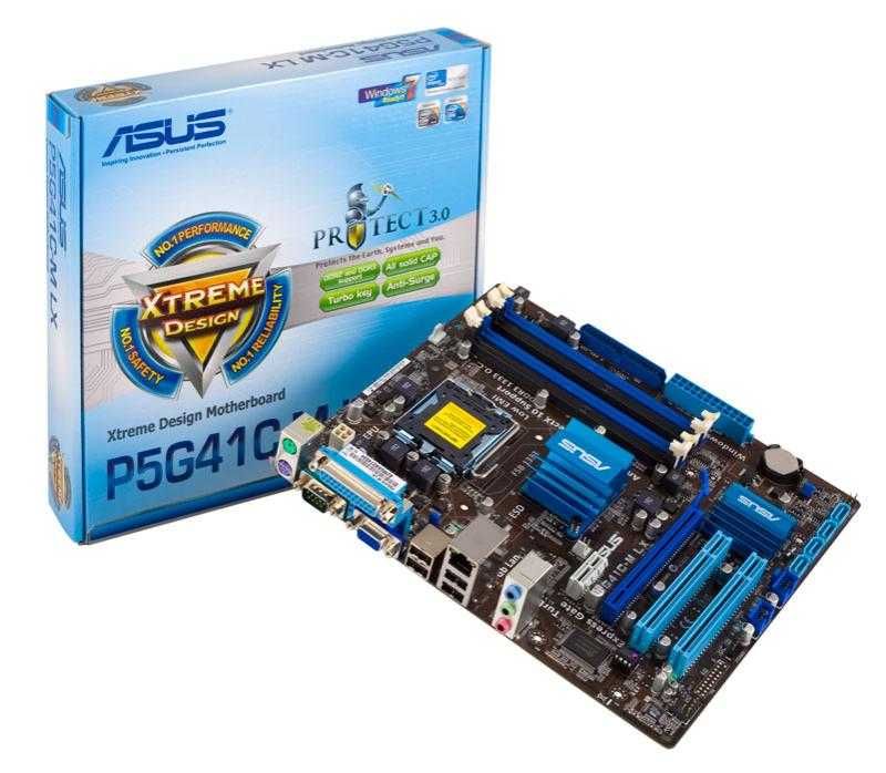Motherboard ASUS P5G41C-M LX (LGA775 DDR2/3 iG41 SATA IDE PCIe
