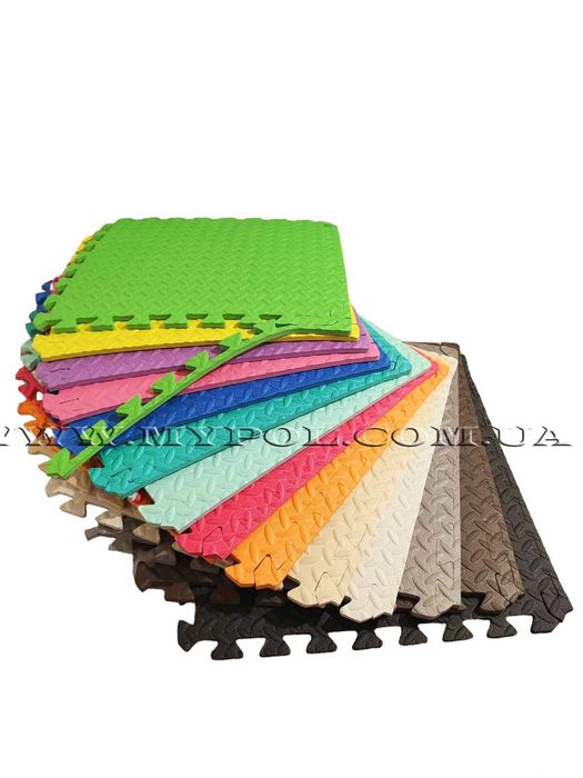 Мягкий пол, пазлы, коврик пазл, килимок пазл, термо коврик