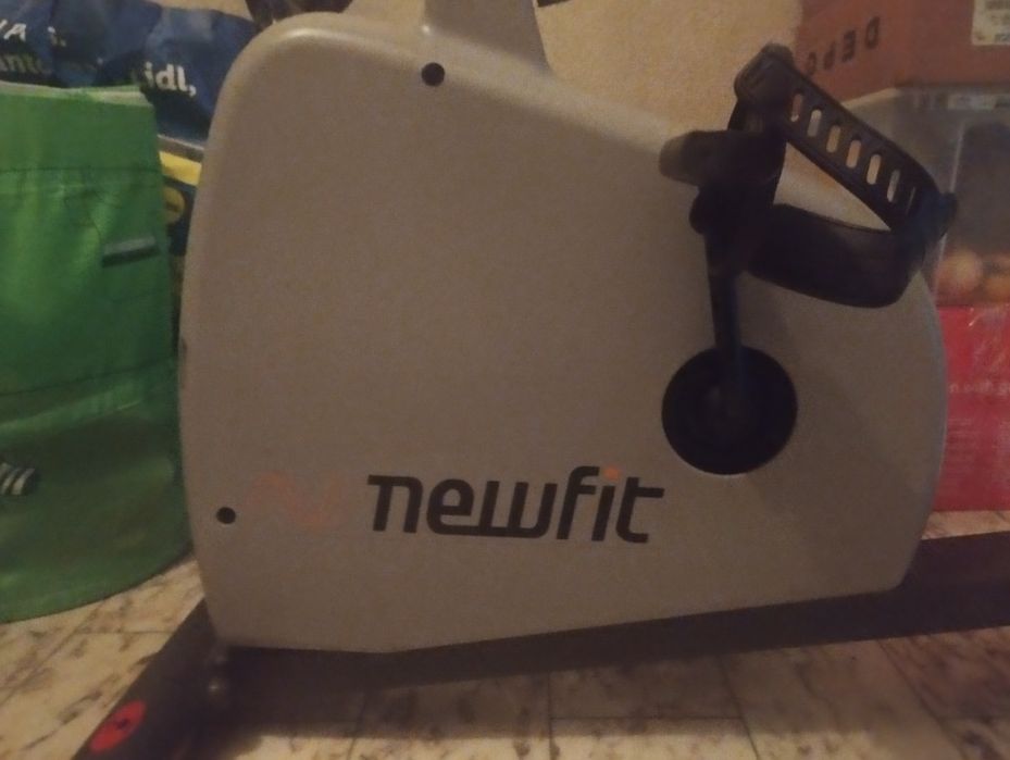 Bicicleta Estática a Funcionar.