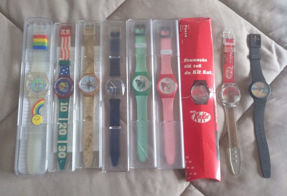 Relógios de pulso Swatch e outros coleção