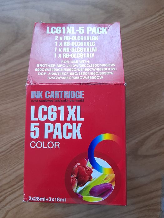 Tinteiro Brother LC61 XL Pack 6