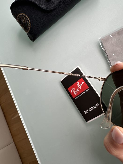 Ray Ban RB3447N 001 Round Metal