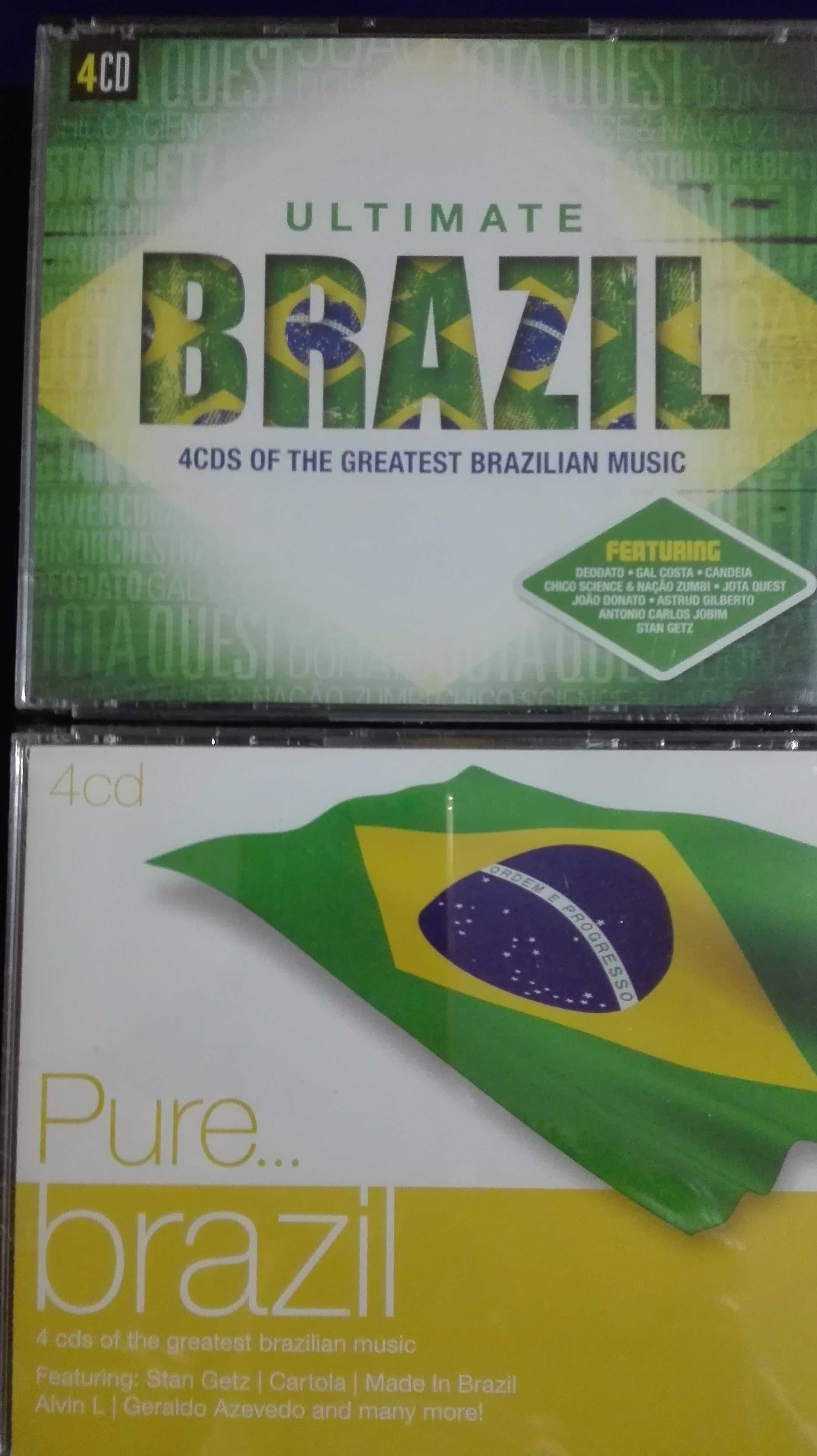 CDs Ultimate Brazil e Pure Brazil