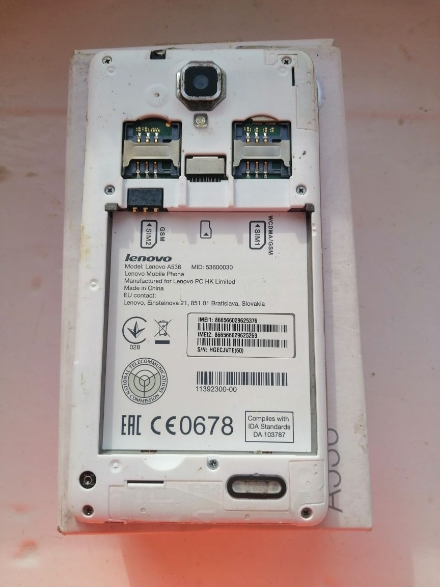 lenovo A536 Dual SIM